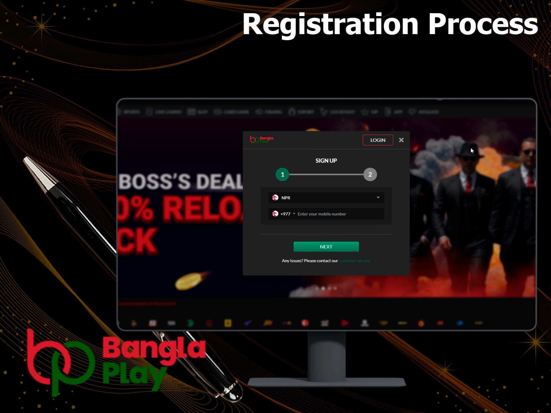 Registration Process at Bangla Play